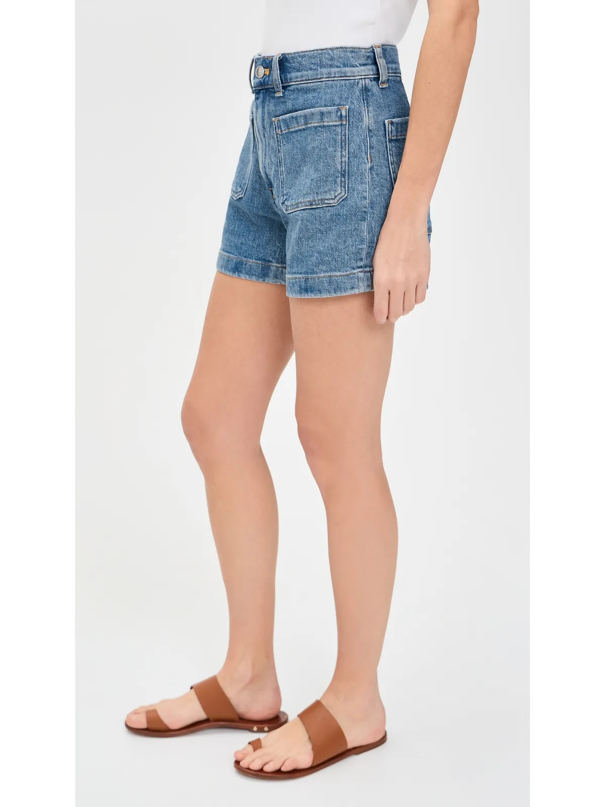 Madewell エメット ショーツ ミッドベイルウォッシュ - 画像5