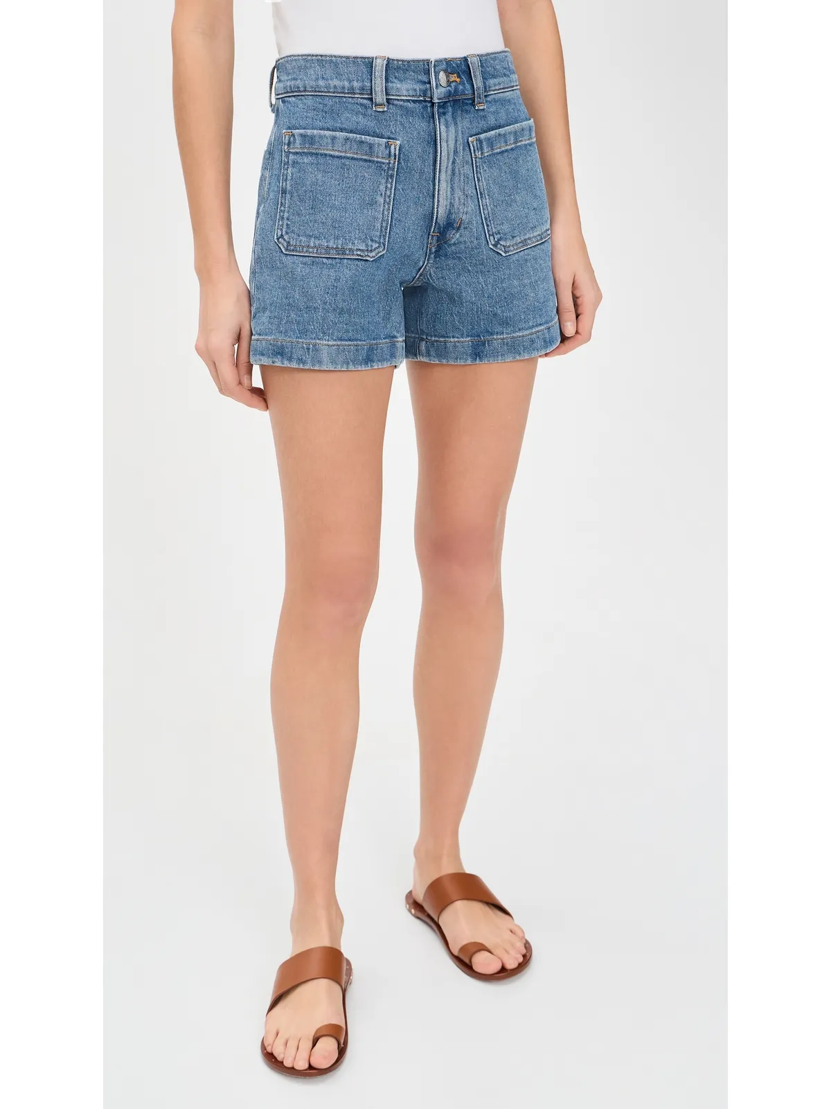 Madewell エメット ショーツ ミッドベイルウォッシュ - 画像3