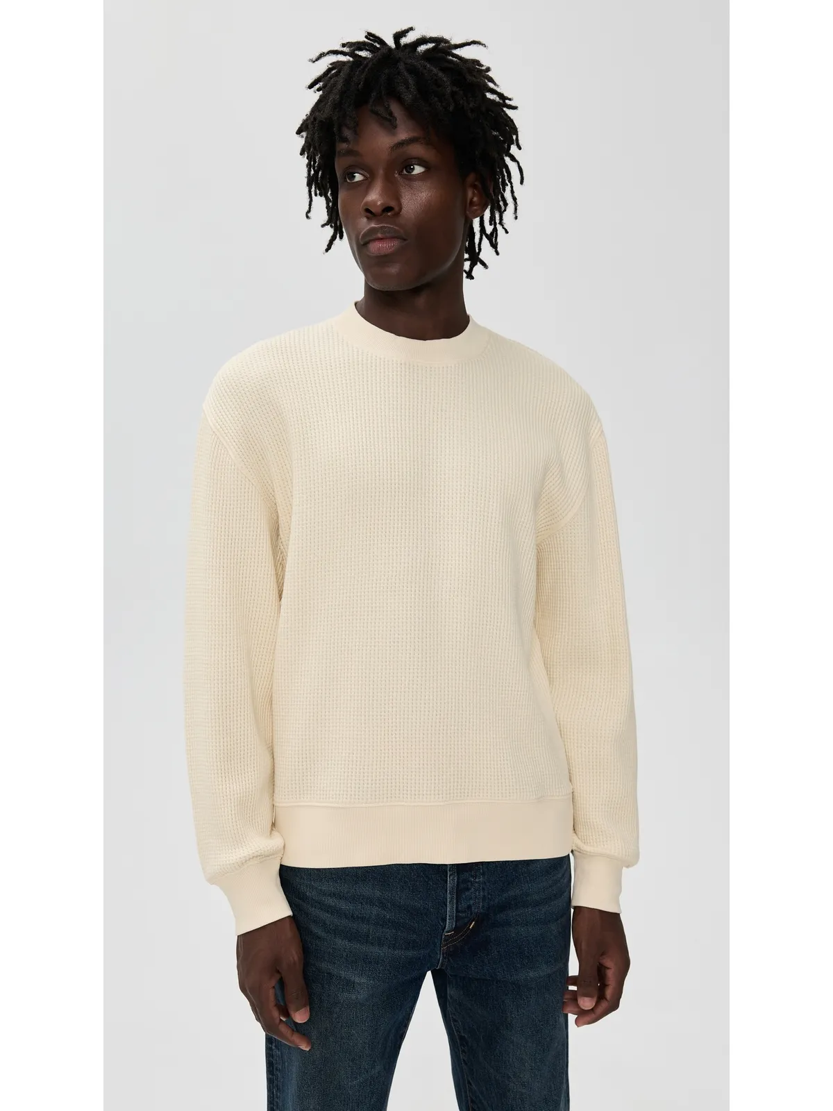 Madewell ワッフルニット スウェットシャツ - 画像2
