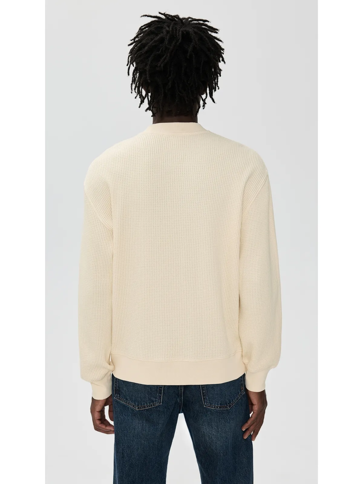 Madewell ワッフルニット スウェットシャツ - 画像3