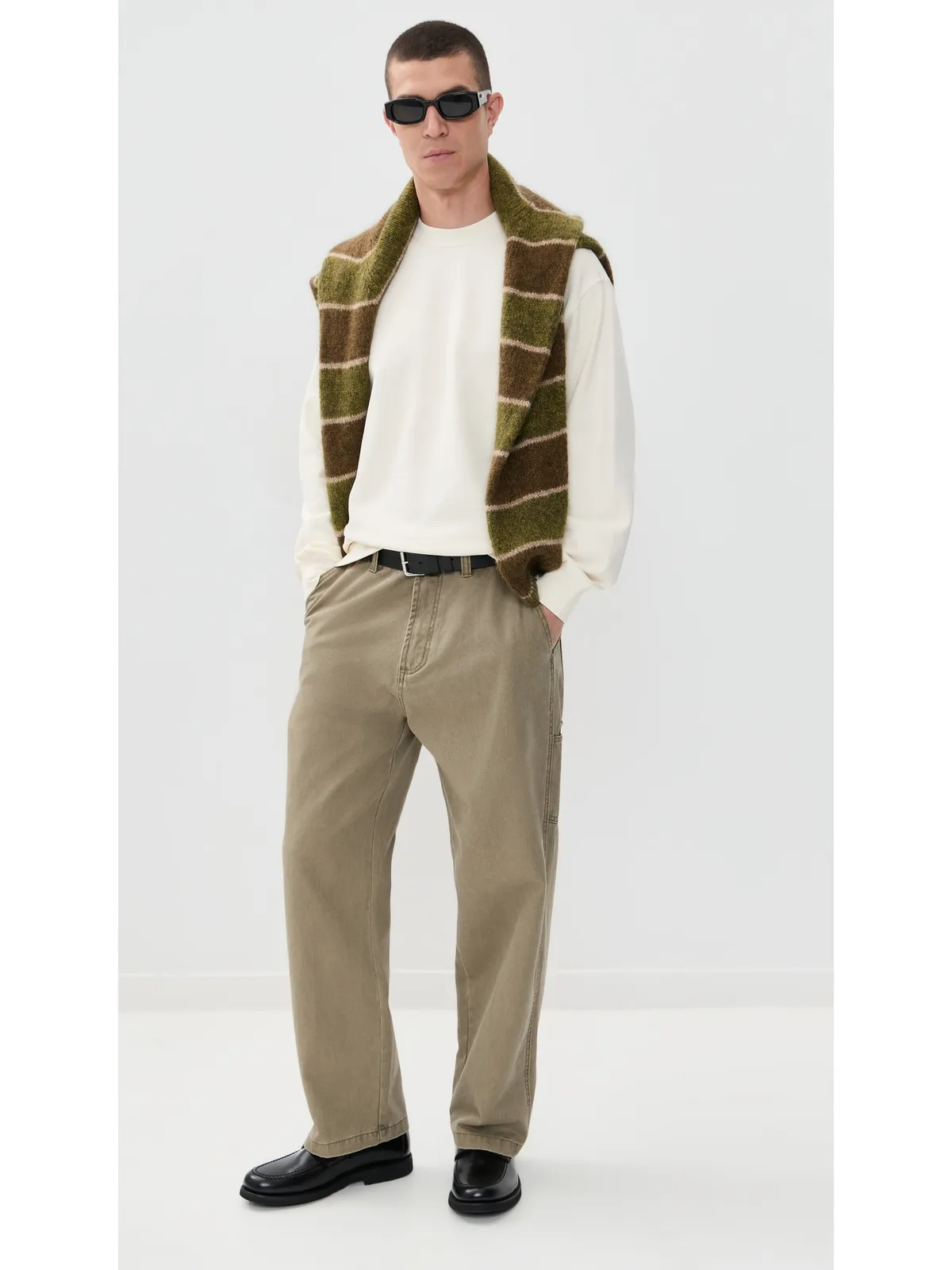 Madewell The McCarren Midweight Crewneck Sweatshirt ヴィンテージアイボリー - 画像5