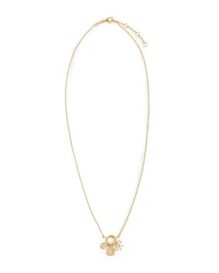 Madewell デミ クラスター チャーム ネックレス 14K イエローゴールド - サムネイル6