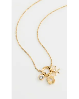 Madewell デミ クラスター チャーム ネックレス 14K イエローゴールド - サムネイル2