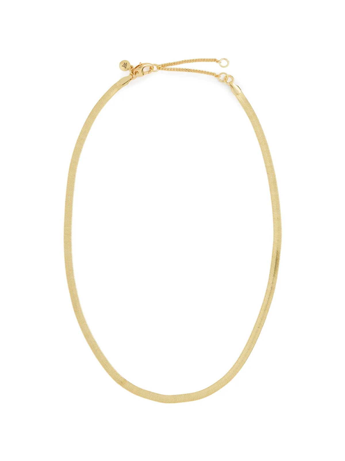Madewell ヘリンボーンチェーンネックレス ヴィンテージゴールド - 画像1
