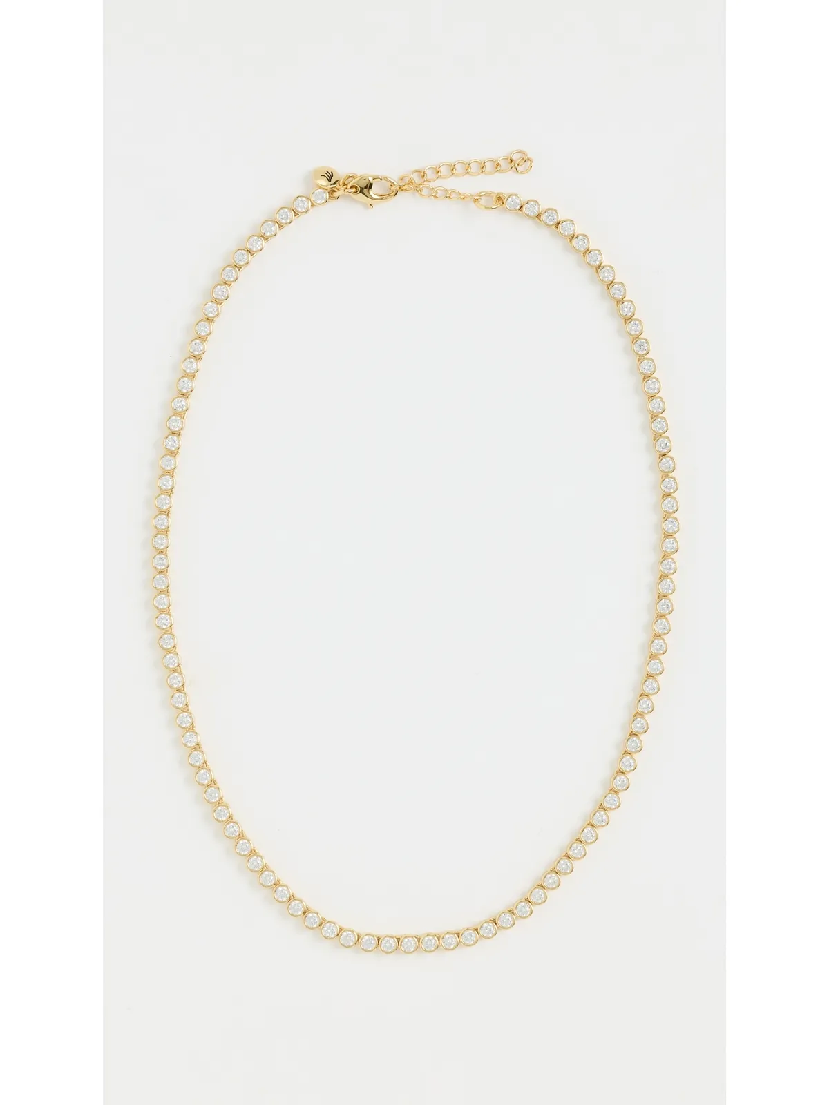 Madewell テニスコレクション ベゼルセット クリスタルネックレス - 画像2