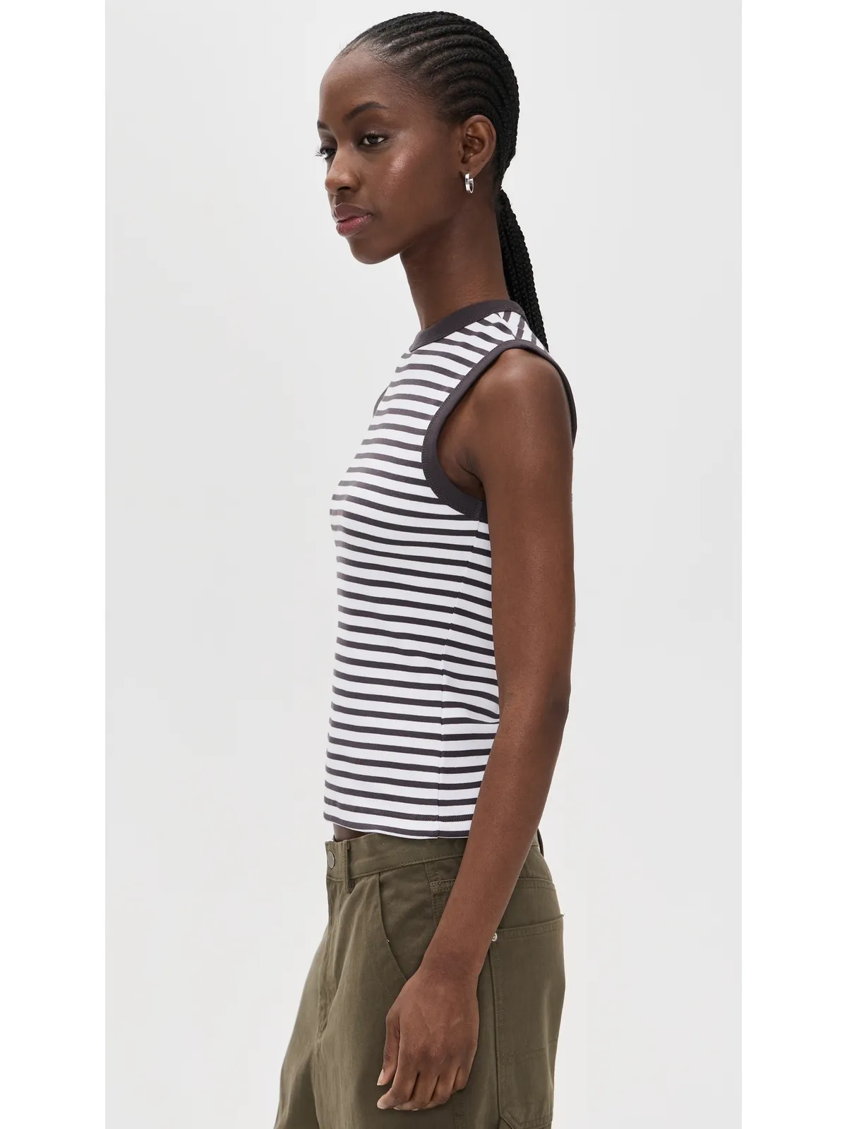 Madewell 90年代シェルタンクトップ ニューヨークストライプ - 画像4