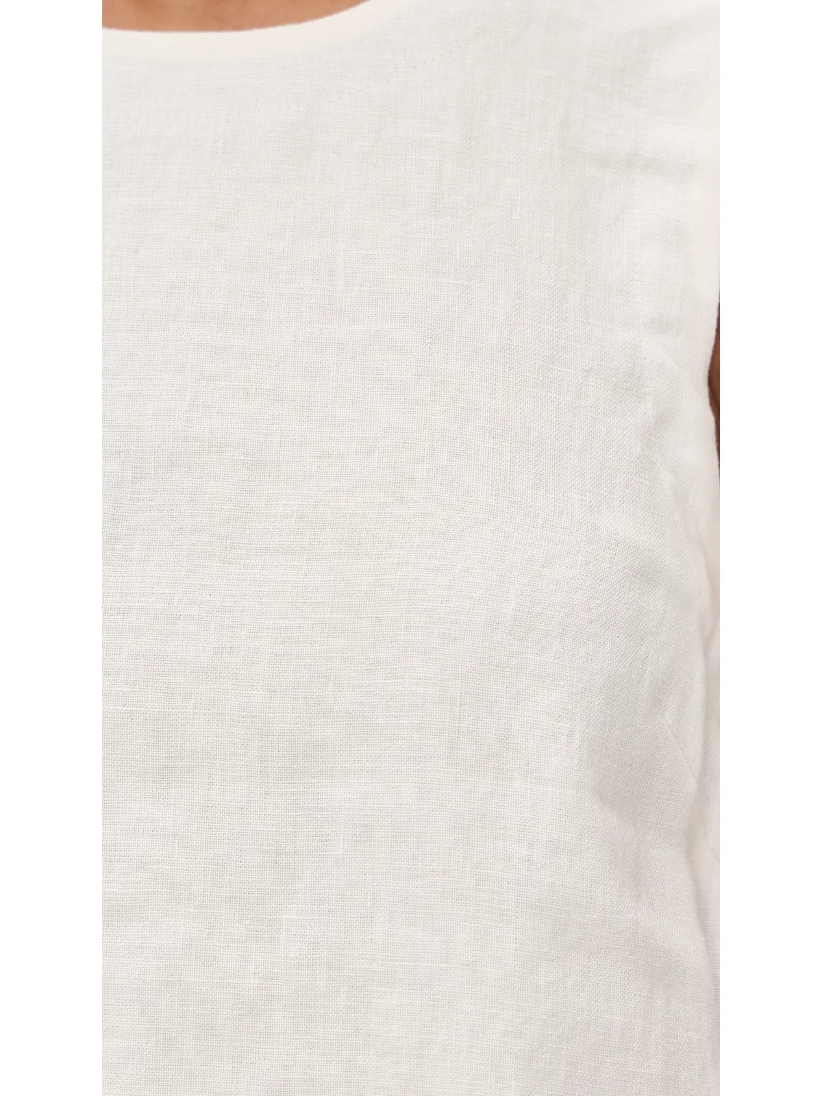 Madewell ボニー リネン シフト ワンピース アイボリー - 画像6