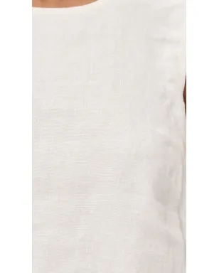 Madewell ボニー リネン シフト ワンピース アイボリー - サムネイル6