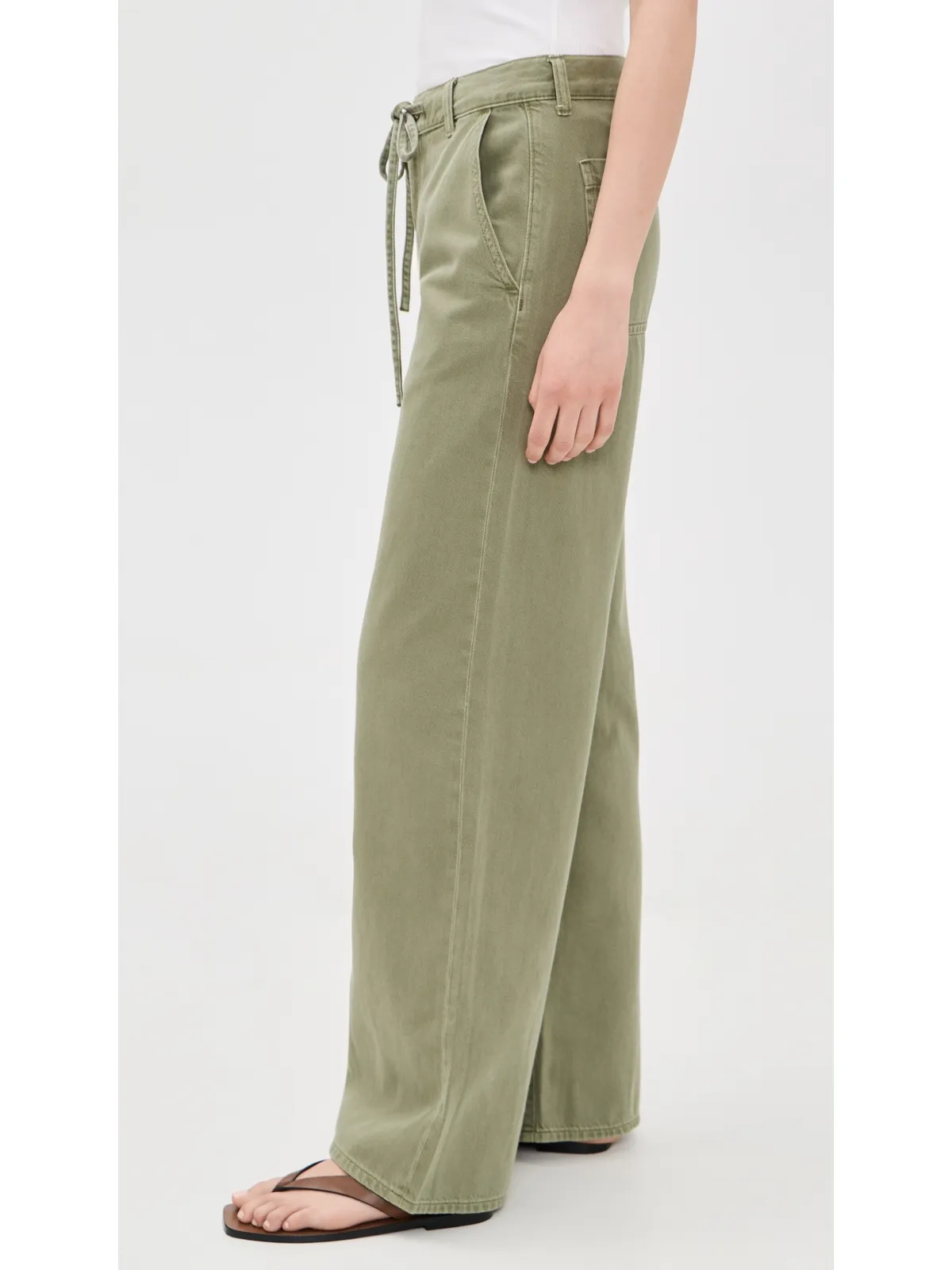 Madewell アルティメット ワイドレッグパンツ セージブッシュ - 画像4