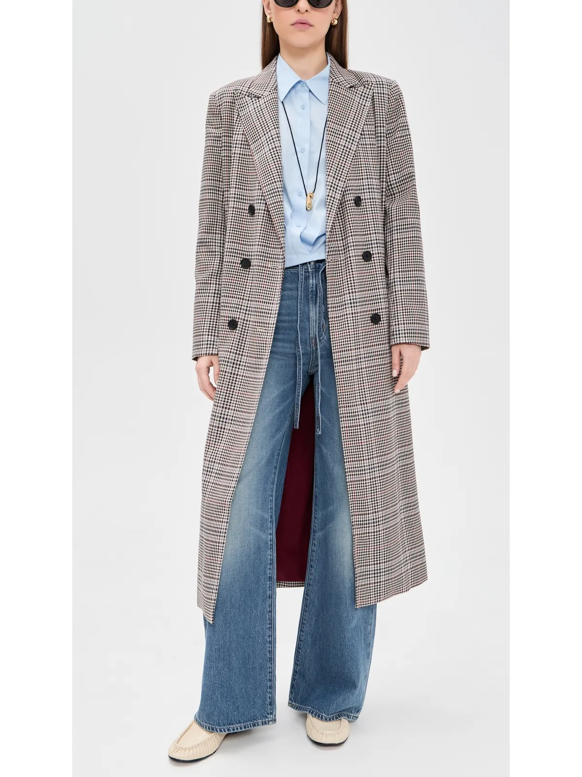 Madewell アルティメット ワイドレッグ ジーンズ エアリーデニム ピケットウォッシュ - 画像5