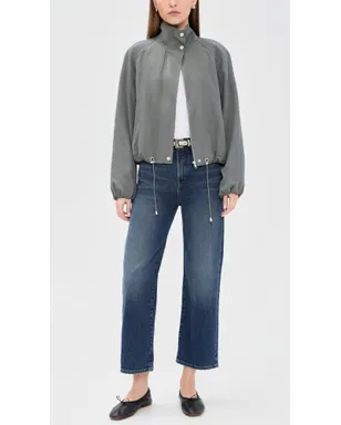 Madewell Perfect Vintage Wide Leg Crop Jeans ミッドナイトウォーターズウォッシュ - サムネイル5