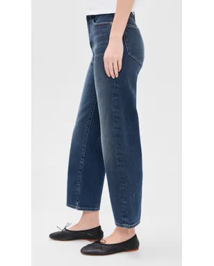 Madewell Perfect Vintage Wide Leg Crop Jeans ミッドナイトウォーターズウォッシュ - サムネイル4