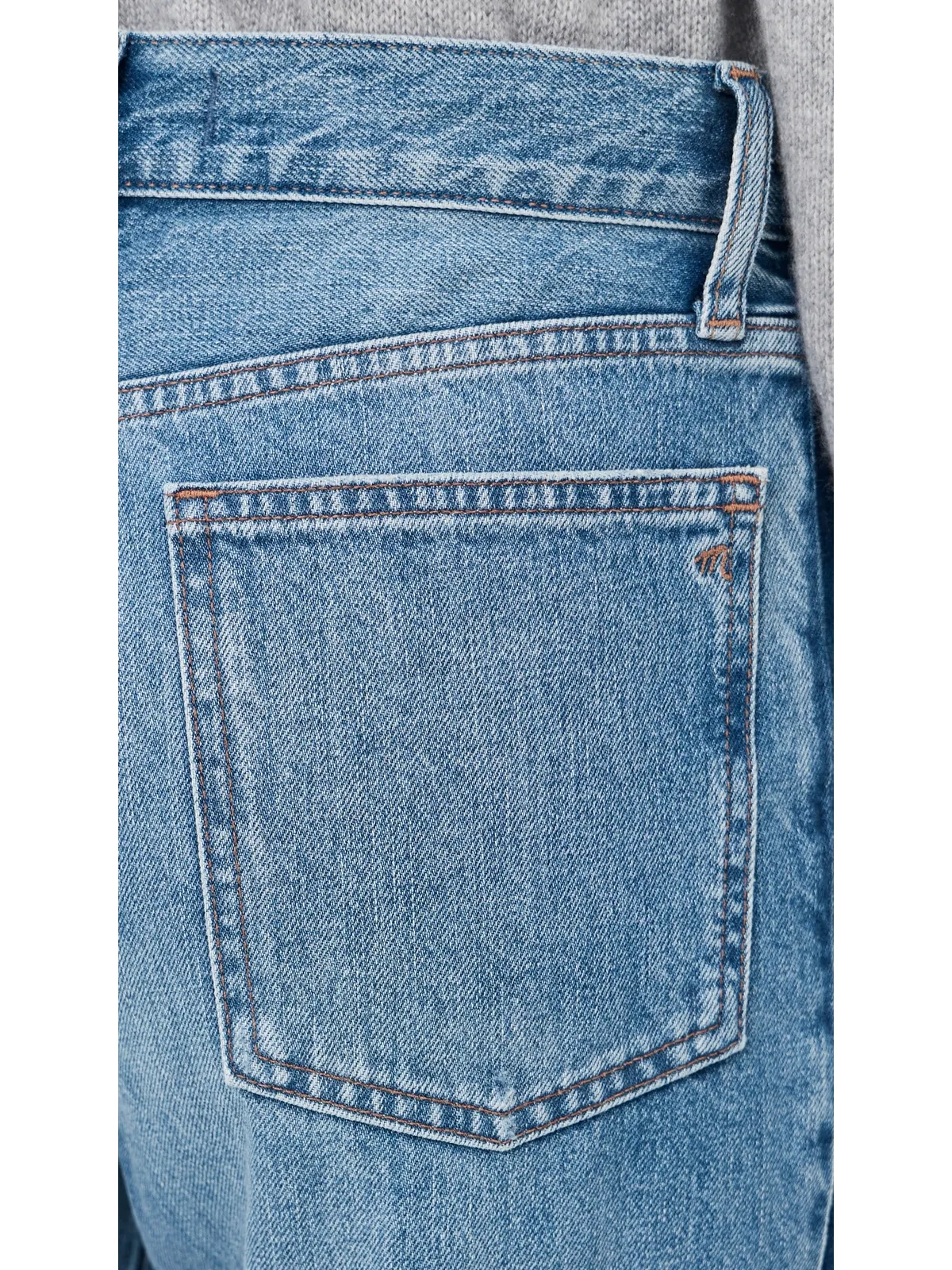 Madewell ピースド バレルレッグ ジーンズ - 画像6