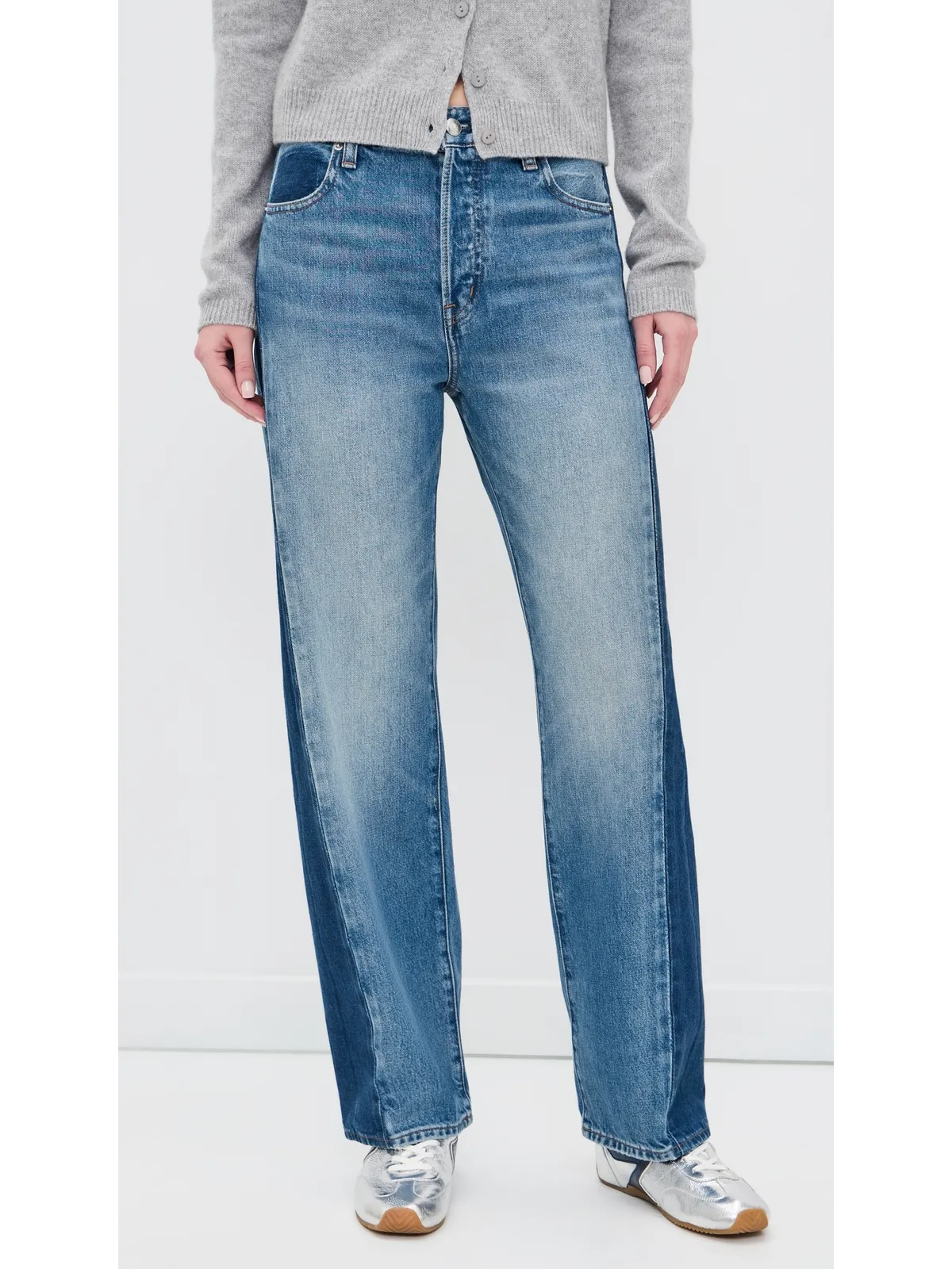 Madewell ピースド バレルレッグ ジーンズ - 画像2