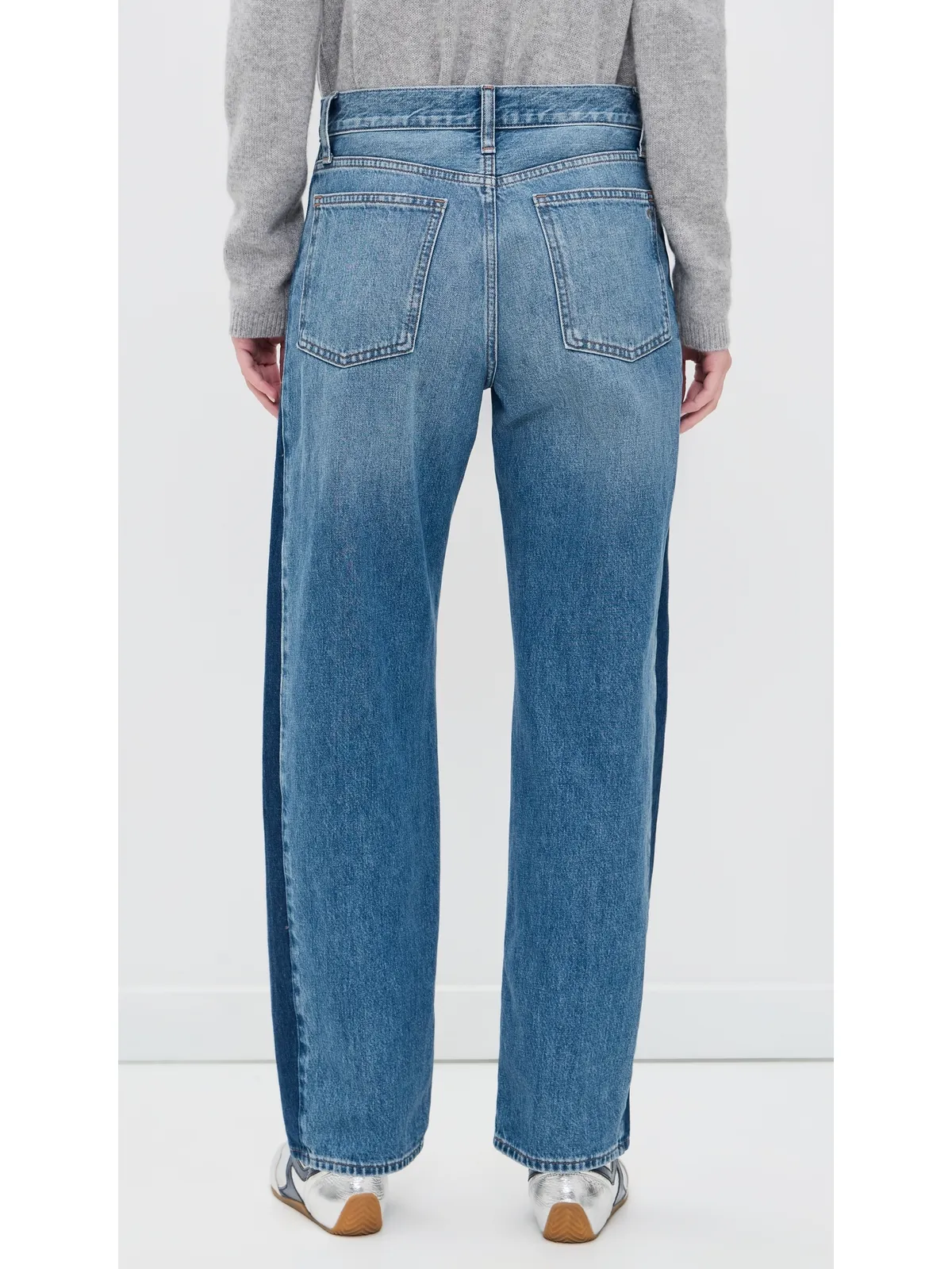 Madewell ピースド バレルレッグ ジーンズ - 画像3