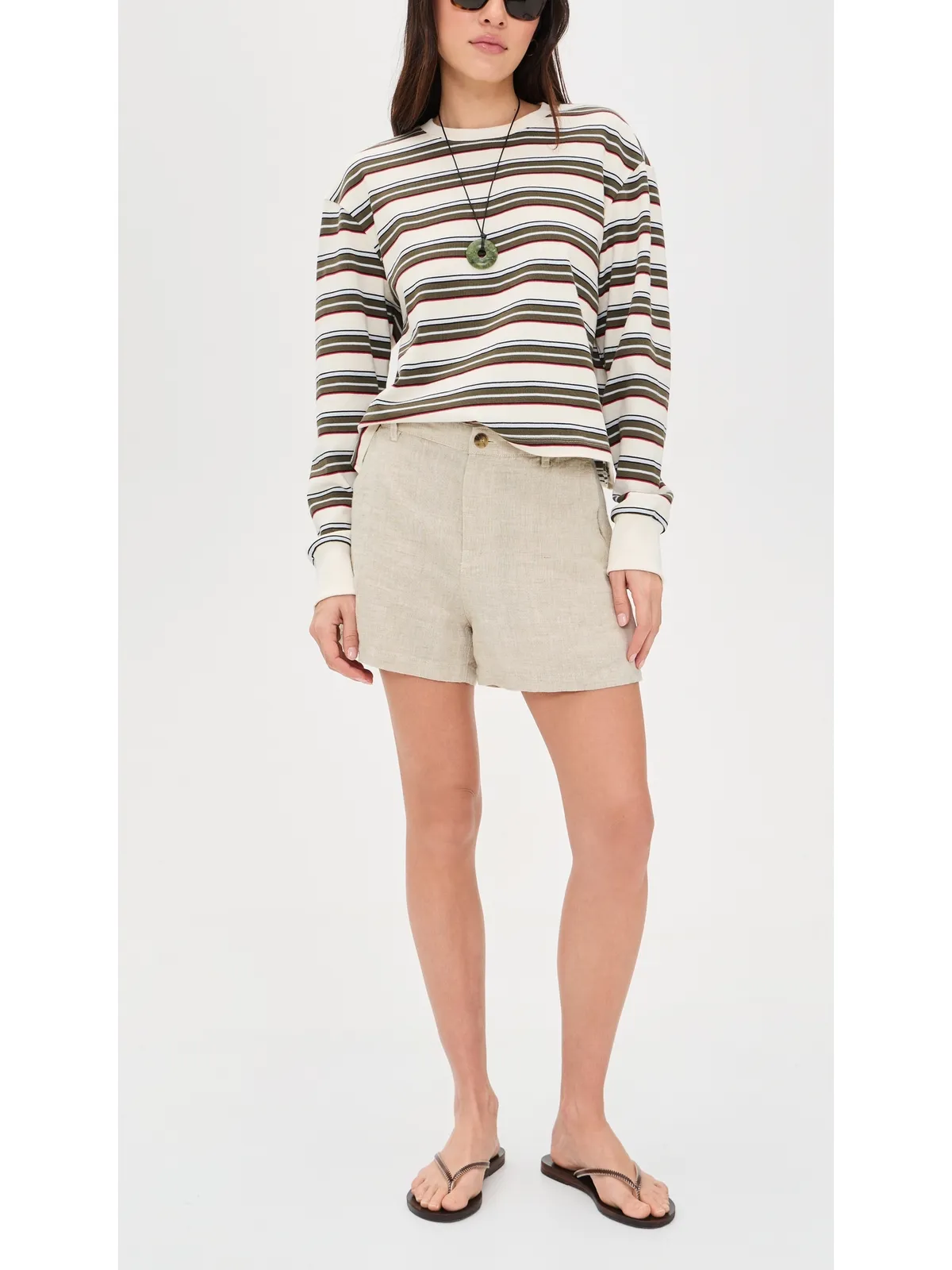 Madewell Zoe Linen Shorts - 画像5