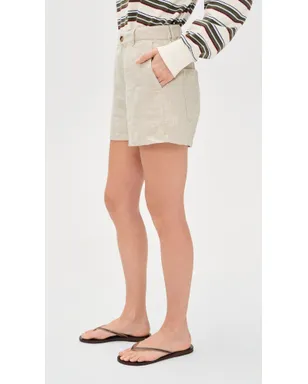 Madewell Zoe Linen Shorts - サムネイル4