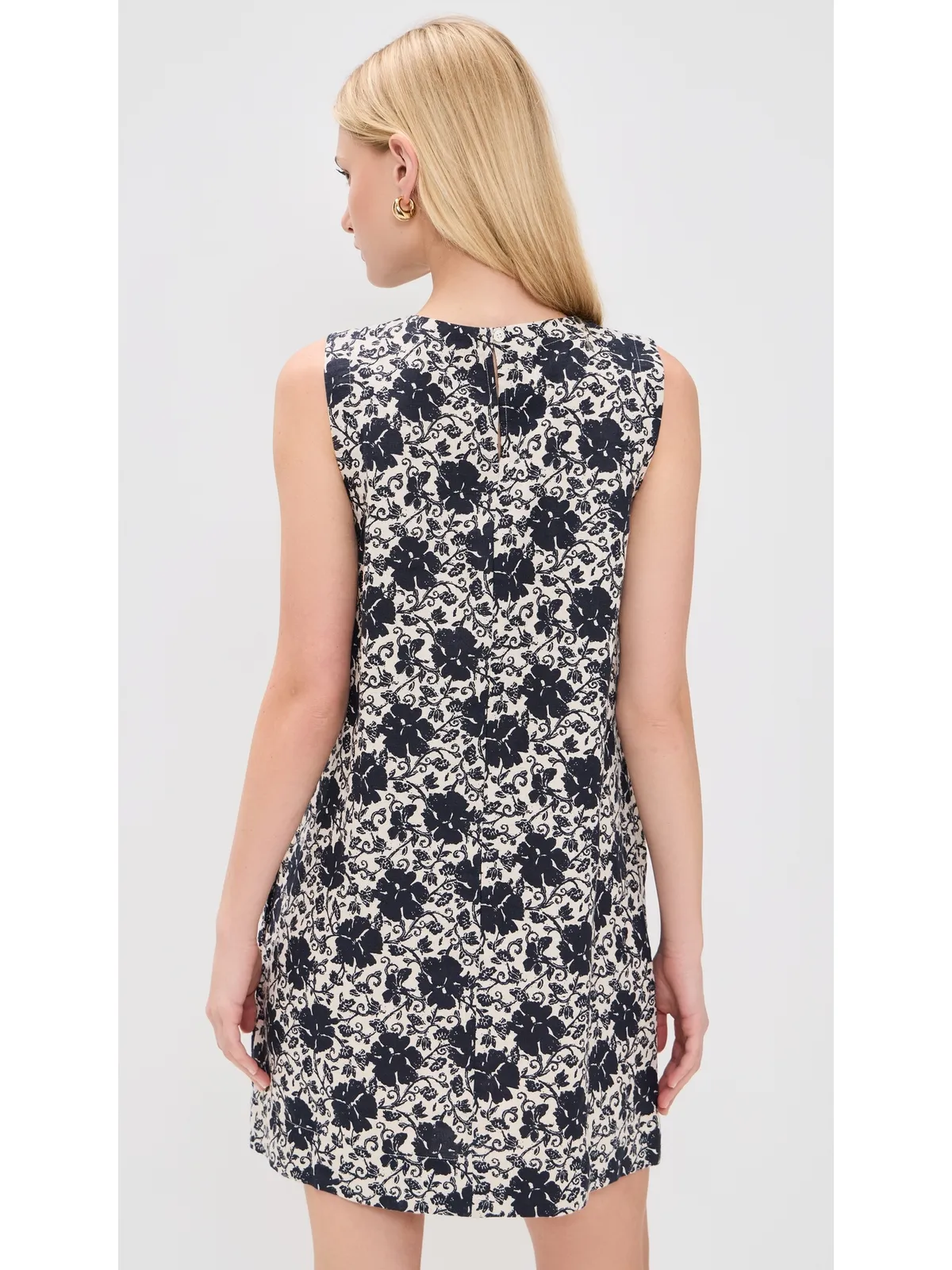 Madewell ミニシフトドレス ネイビー - 画像3