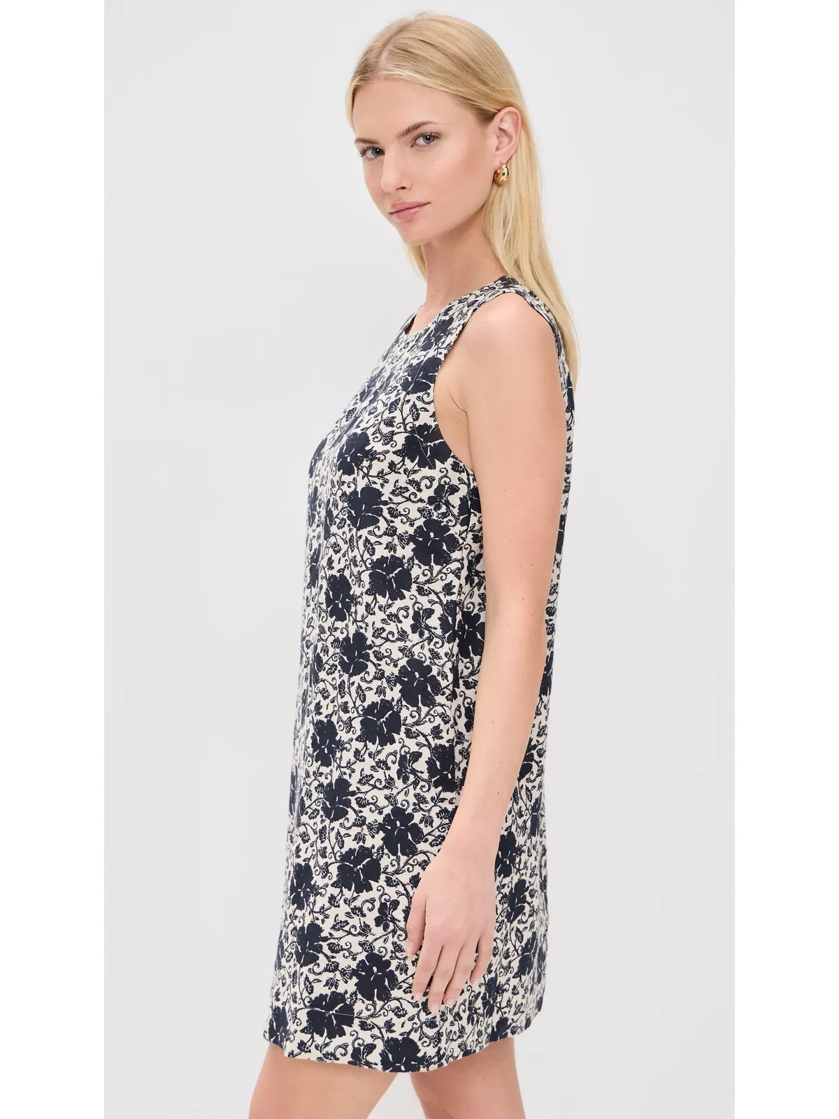 Madewell ミニシフトドレス ネイビー - 画像4