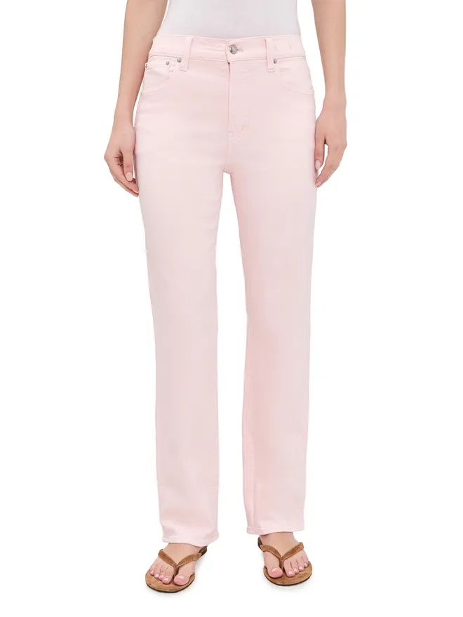 Madewell Madewell ロングラインストレートジーンズ ペールピンクの商品画像