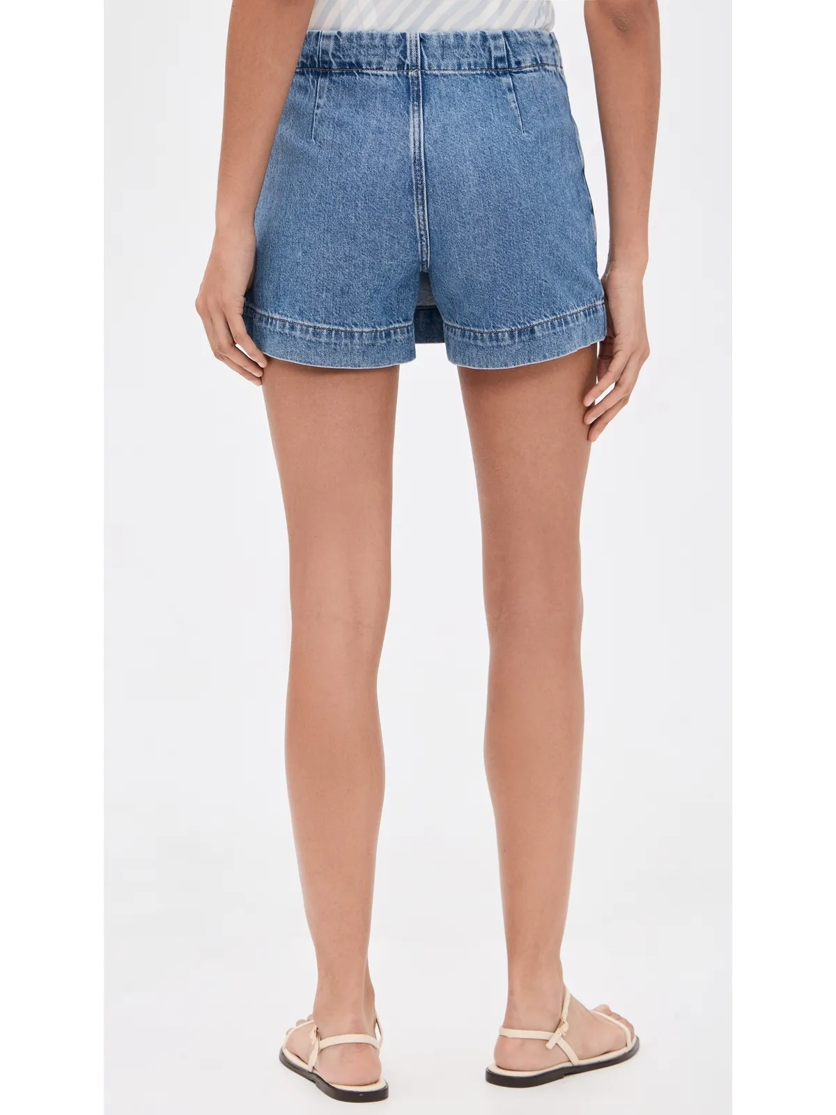 Madewell デニム ラップ ミニ スコート - 画像3