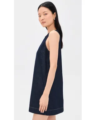Madewell デニム ミニ シフトドレス - サムネイル4