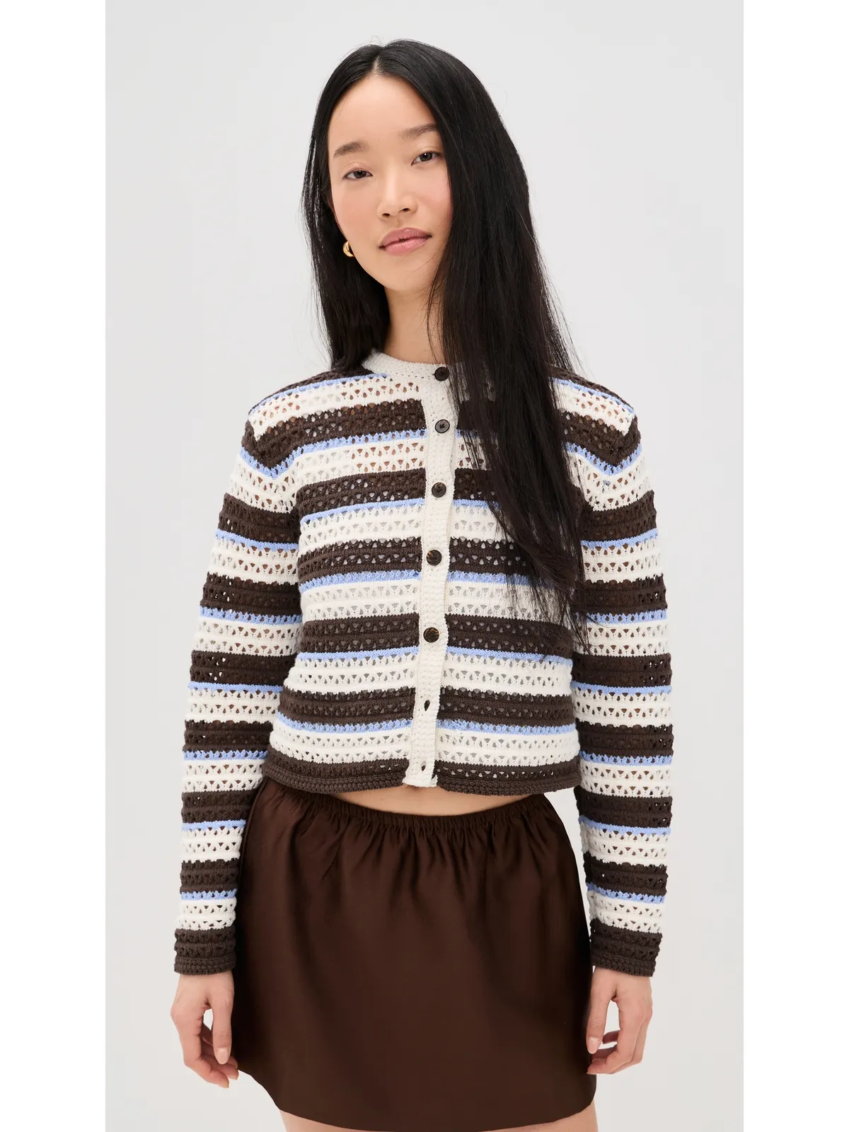 Madewell ストライプカーディガン - 画像2