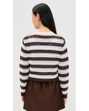 Madewell ストライプカーディガン - サムネイル3