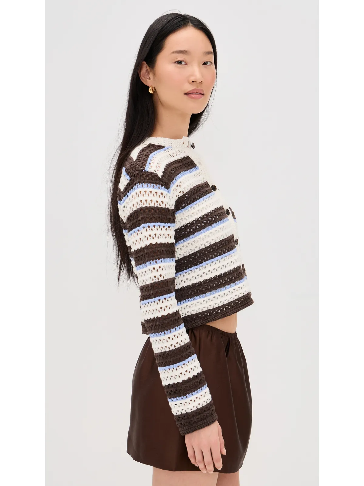 Madewell ストライプカーディガン - 画像4