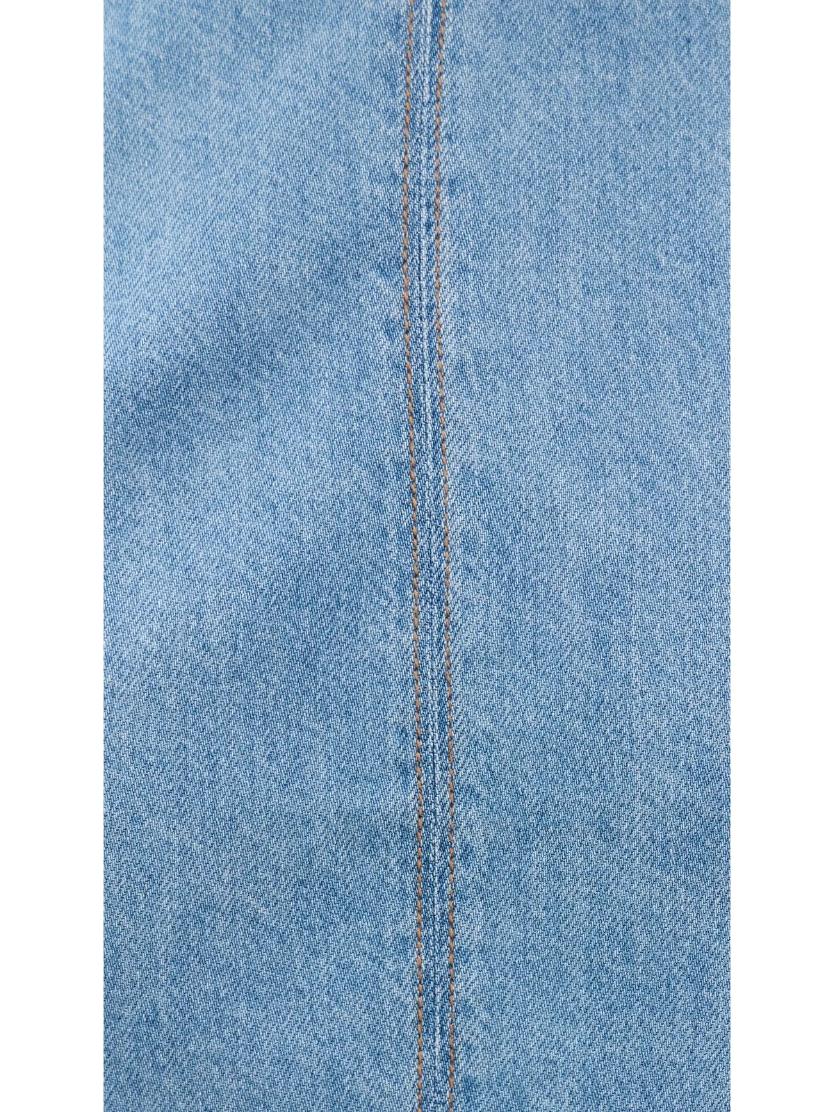 Madewell エアリーデニム ホルターシェルトップ - 画像6