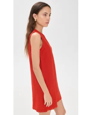 Madewell エンブロイダリーミニシフトドレス ワイルドポピー - サムネイル4