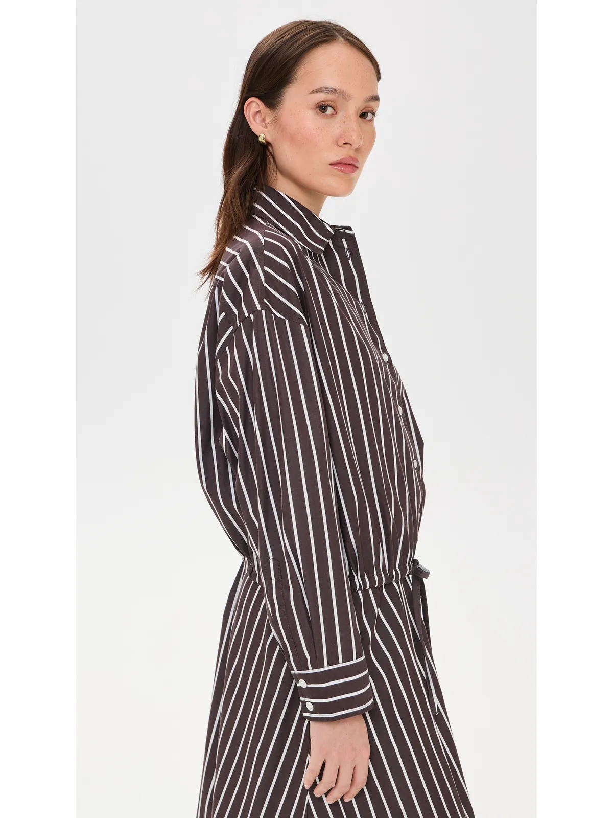 Madewell ヘイズ ボタンダウンシャツ チョコレートプラム - 画像4