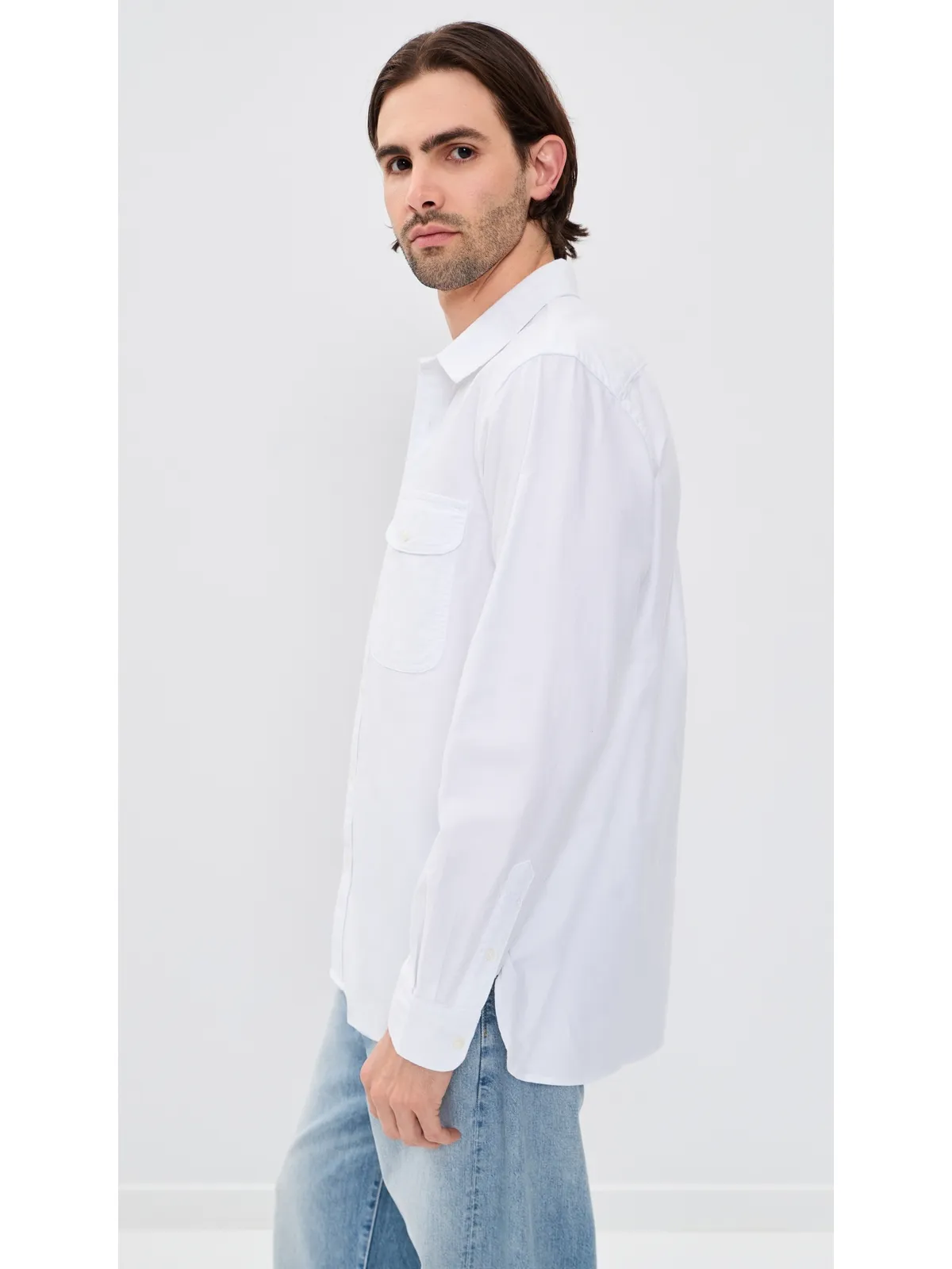 Madewell 長袖コットンオックスフォードシャツ - 画像4