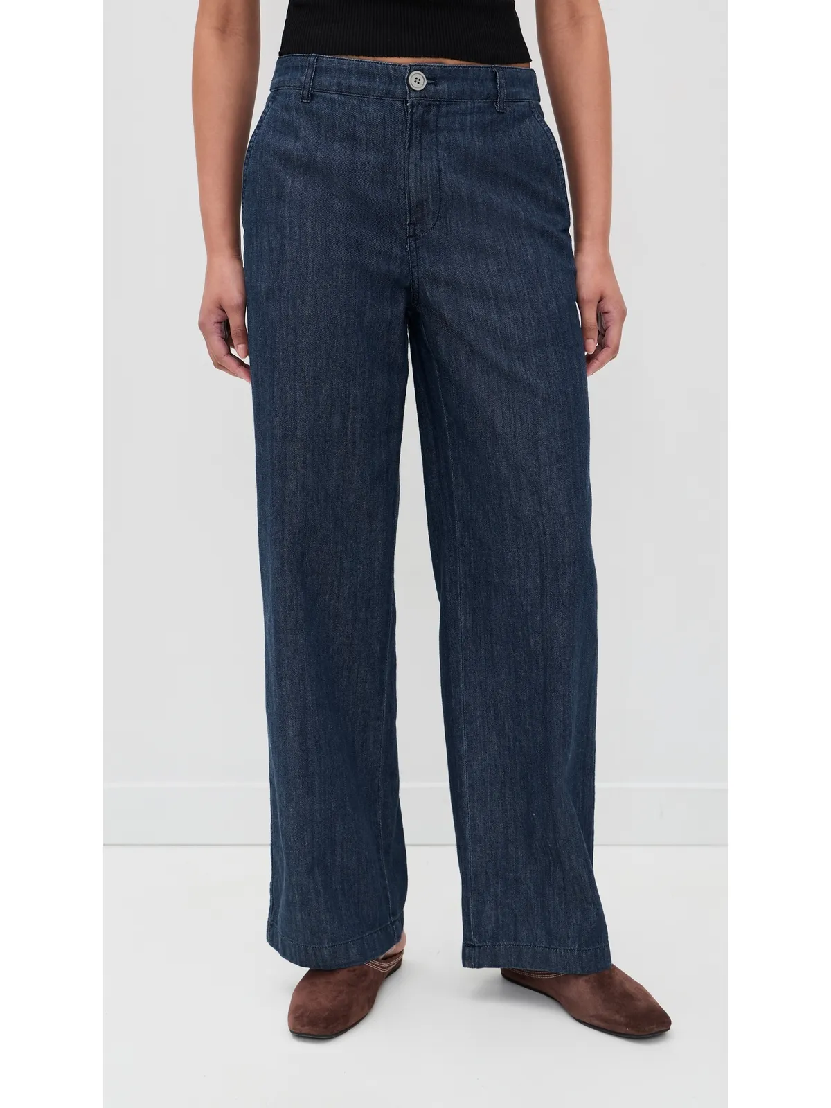 Madewell ザ Zoe リラックスストレート デニムパンツ ライトリンス - 画像2