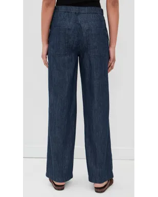 Madewell ザ Zoe リラックスストレート デニムパンツ ライトリンス - サムネイル3