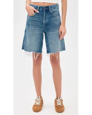 Madewell Essex デニムショーツ レトロ ブライトウォッシュ - サムネイル2