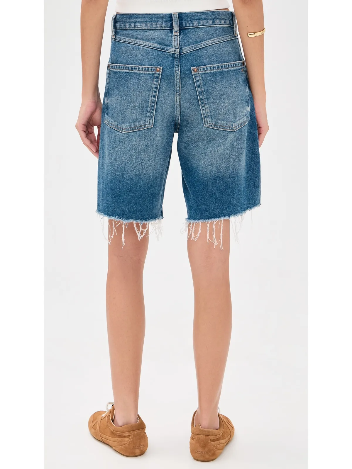 Madewell Essex デニムショーツ レトロ ブライトウォッシュ - 画像3