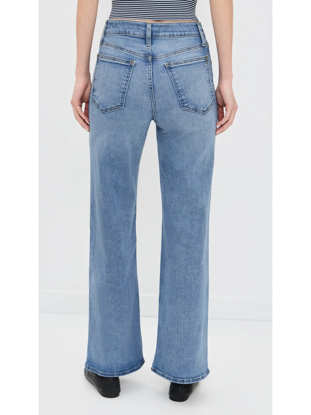 Madewell ワイドレッグジーンズ コースタルブルーウォッシュ - 画像3