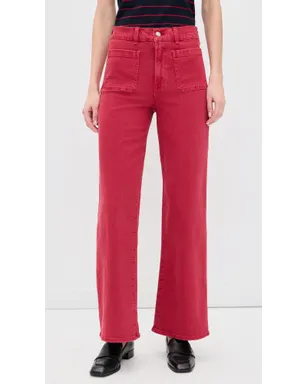 Madewell エミー ワイドレッグ パンツ チェリー - サムネイル2