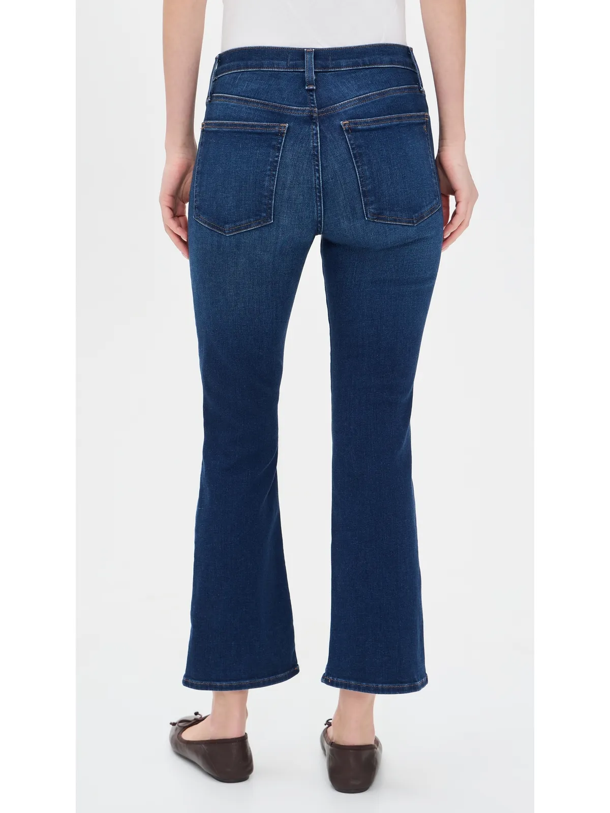 Madewell ストレッチフレアクロップジーンズ Osgoode Wash - 画像3