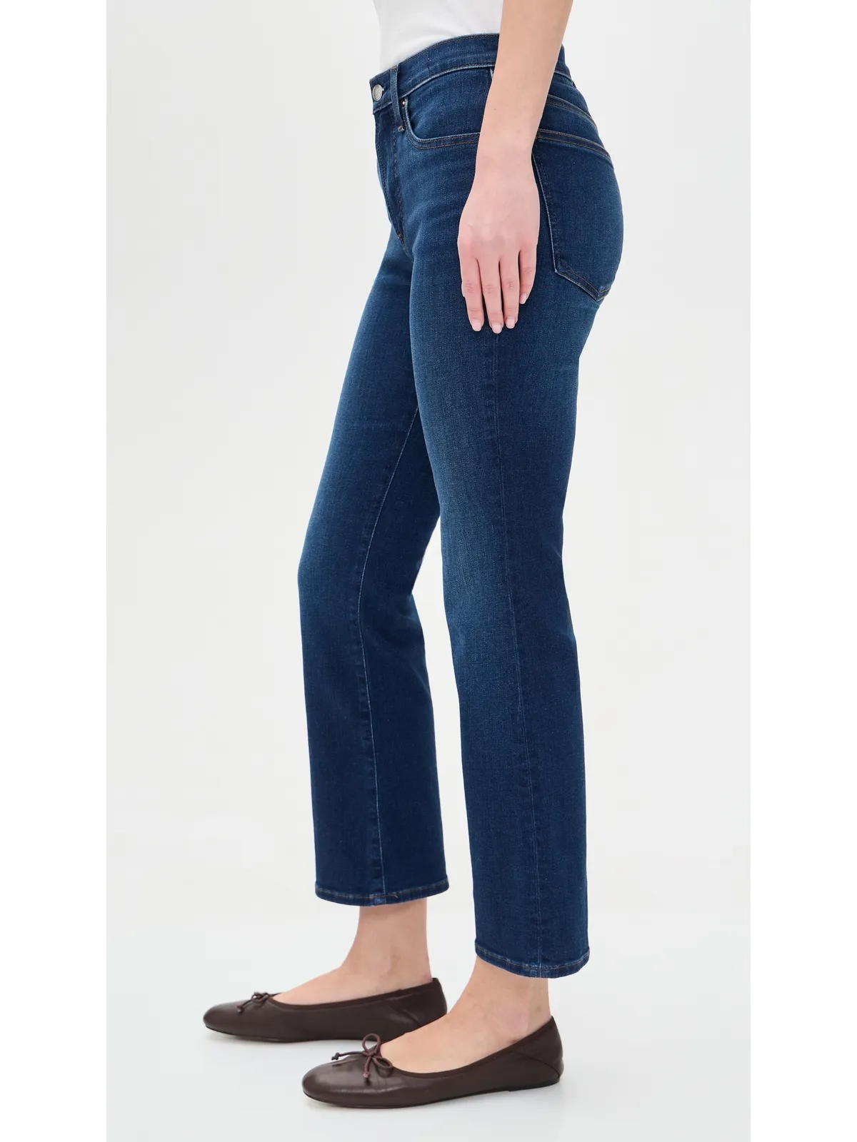 Madewell ストレッチフレアクロップジーンズ Osgoode Wash - 画像4