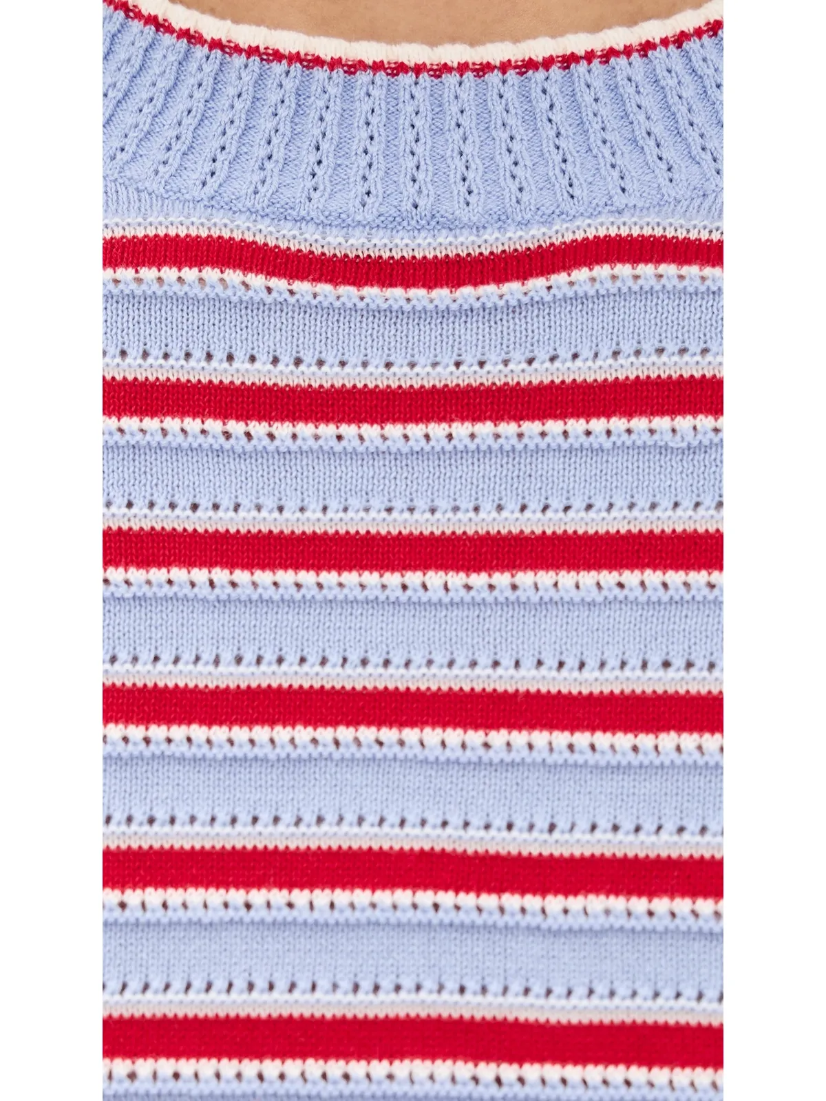 Madewell エラ ステッチ ストライプ Tシャツ - 画像6