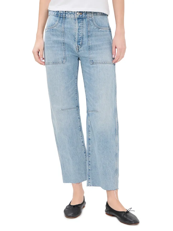 Madewell Madewell ダーテッド ユーティリティ バレルレッグ ジーンズの商品画像