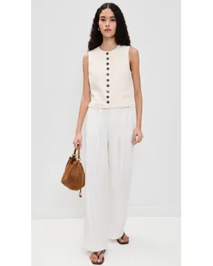 Madewell ボタンフロント シェルトップ - サムネイル5