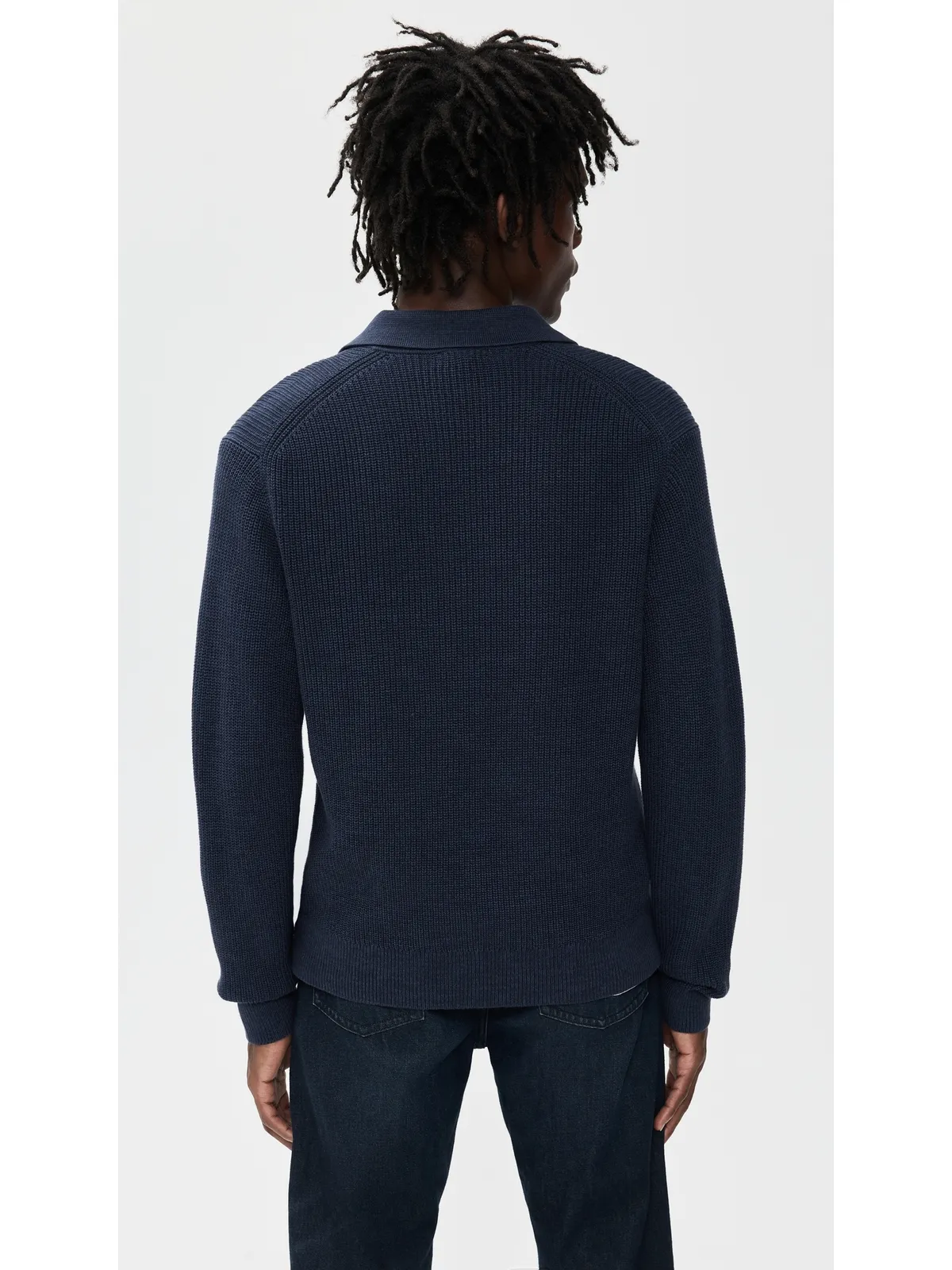 Madewell シャカーステッチ セーター ポロ - 画像3