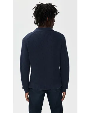 Madewell シャカーステッチ セーター ポロ - サムネイル3