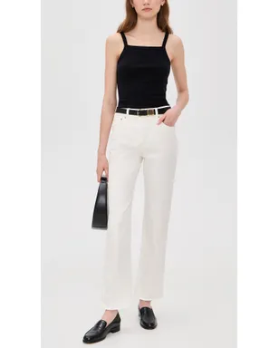 Madewell ロングラインストレートジーンズ（Tile White） - サムネイル5