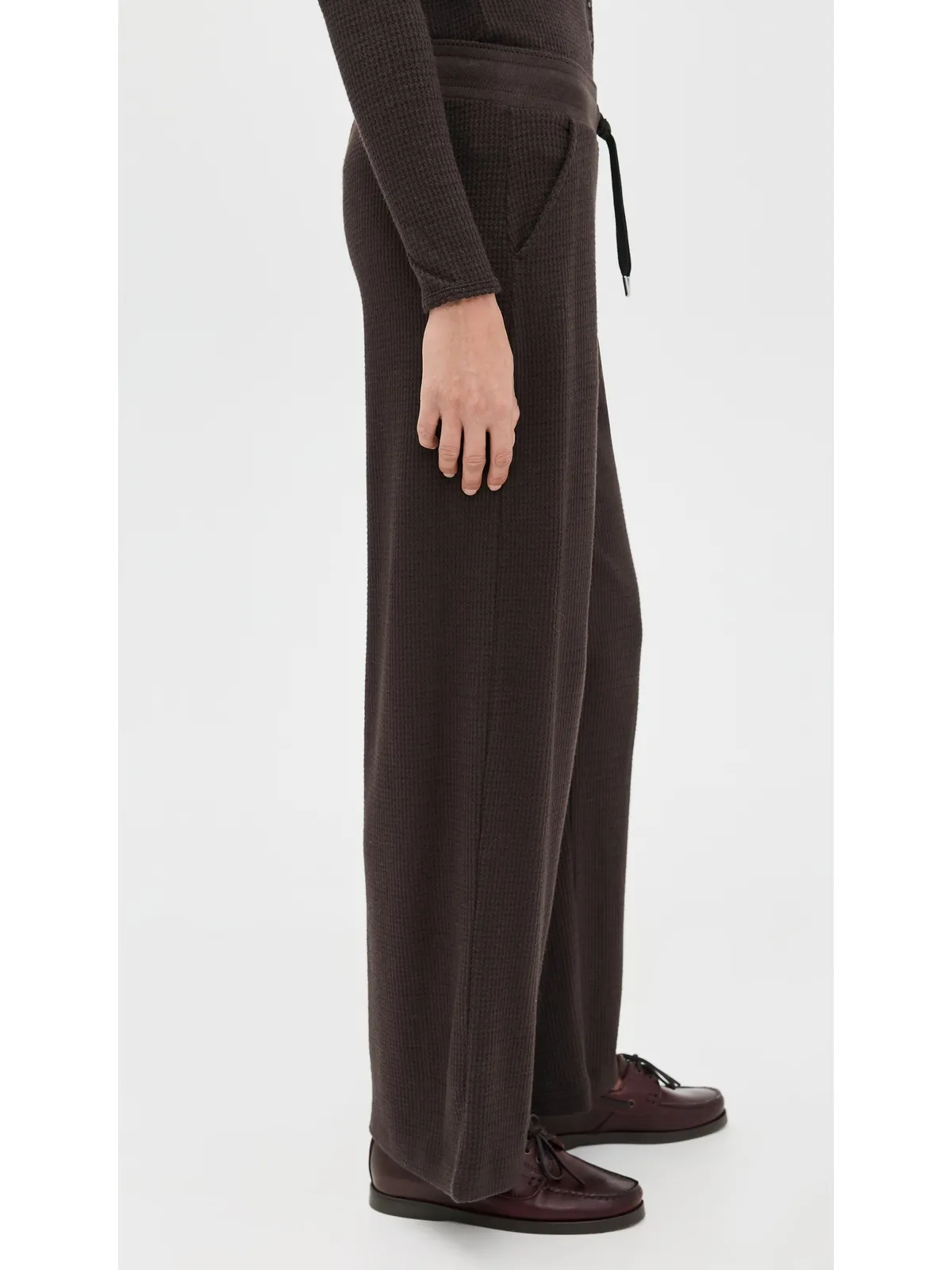 Madewell ワッフルパンツ モラセス - 画像4