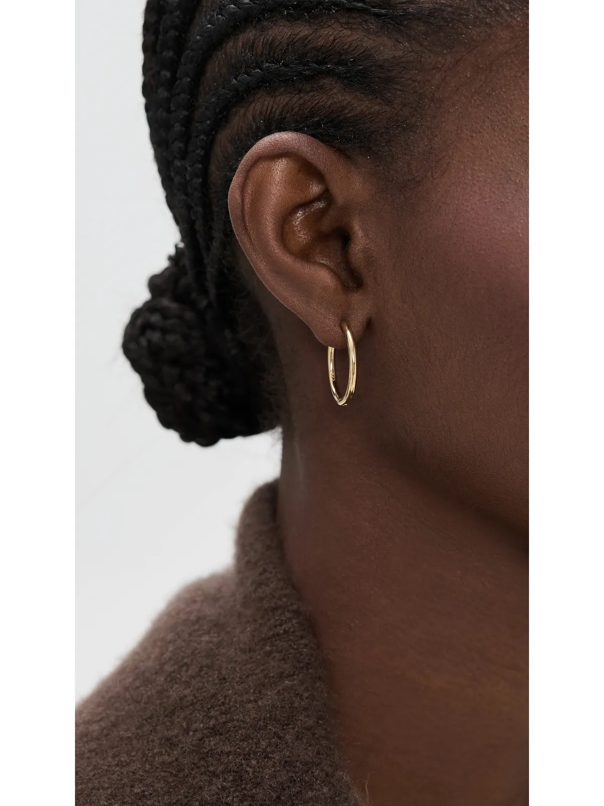 Madewell デミ・スキニー・ミディ・フープピアス - 画像3