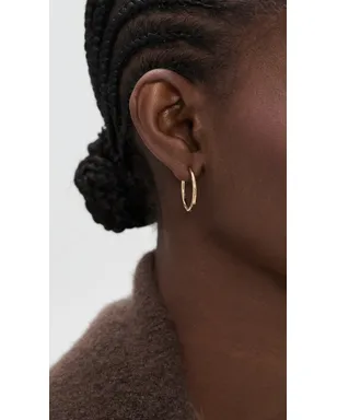 Madewell デミ・スキニー・ミディ・フープピアス - サムネイル3